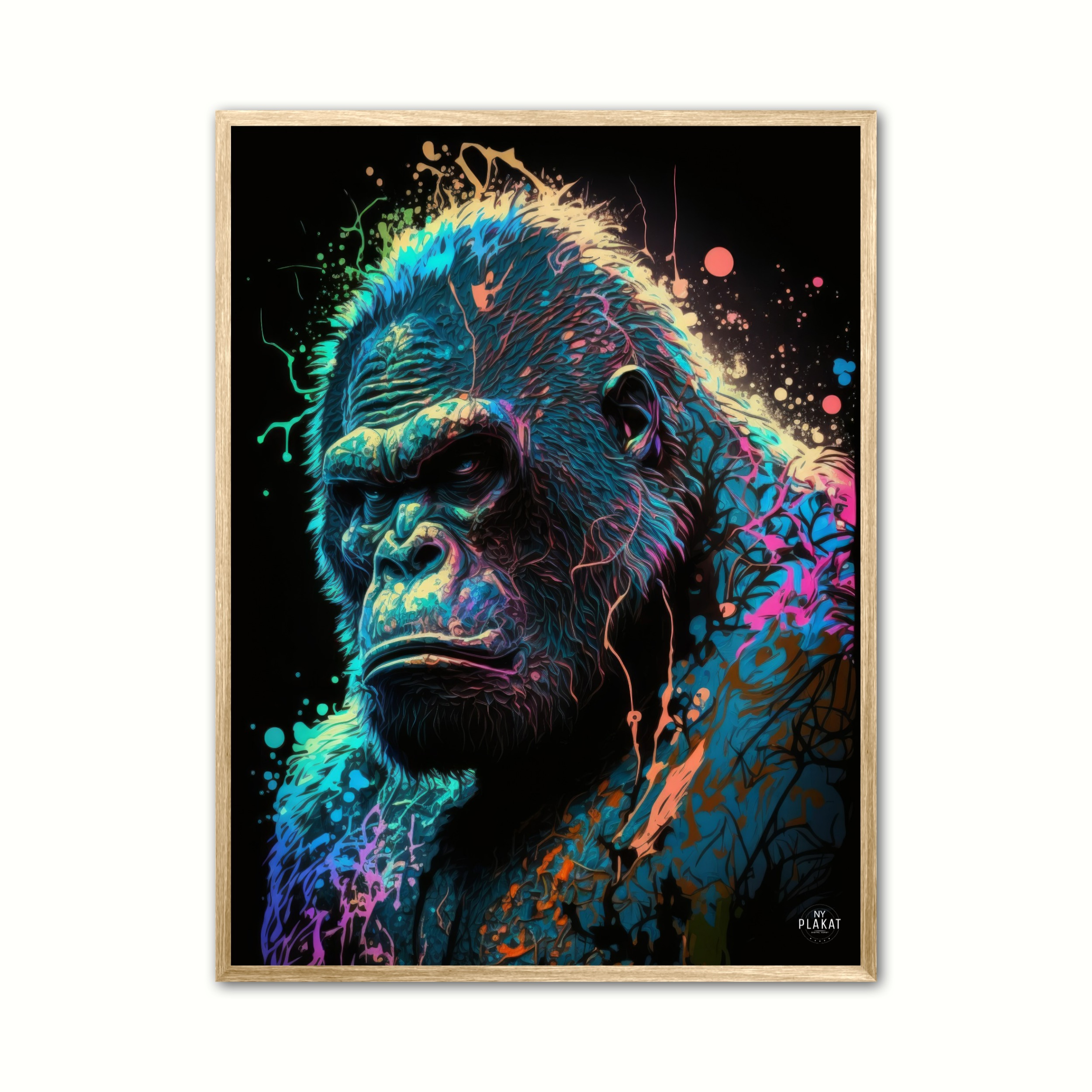 Gorilla Plakat Dyr - Ny Plakat Plakater