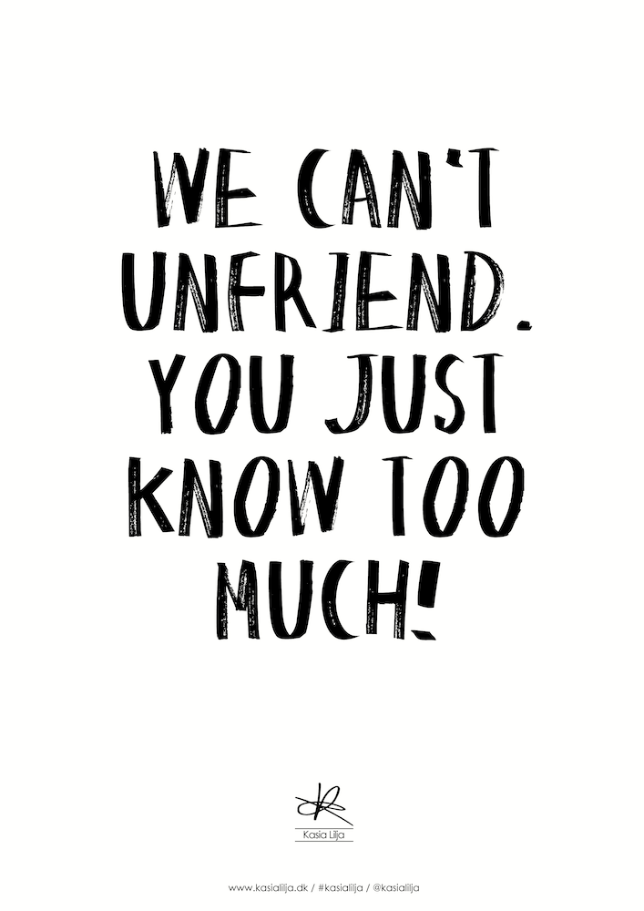 Plakat Know Too Much - Kasia Lilja Plakater  - 5710495005903