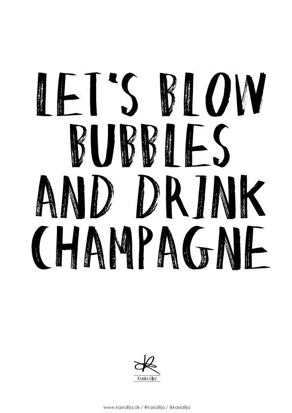 Plakat Let Blow Bubbles - Kasia Lilja Plakater  - 5710495006269