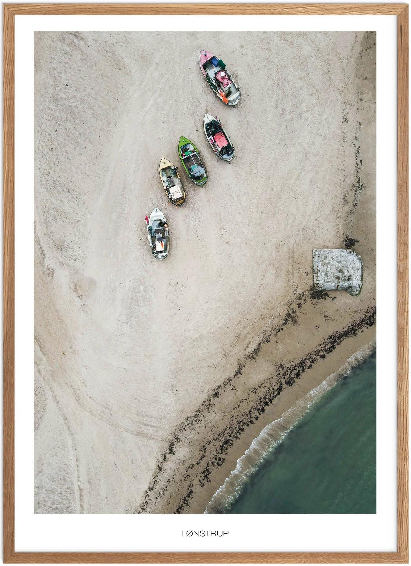 Plakat Lønstrup Naturplakat Plakater Nordjylland Plakat Plakatsnedkeren Drone Plakater - Plakatsnedkeren Plakater