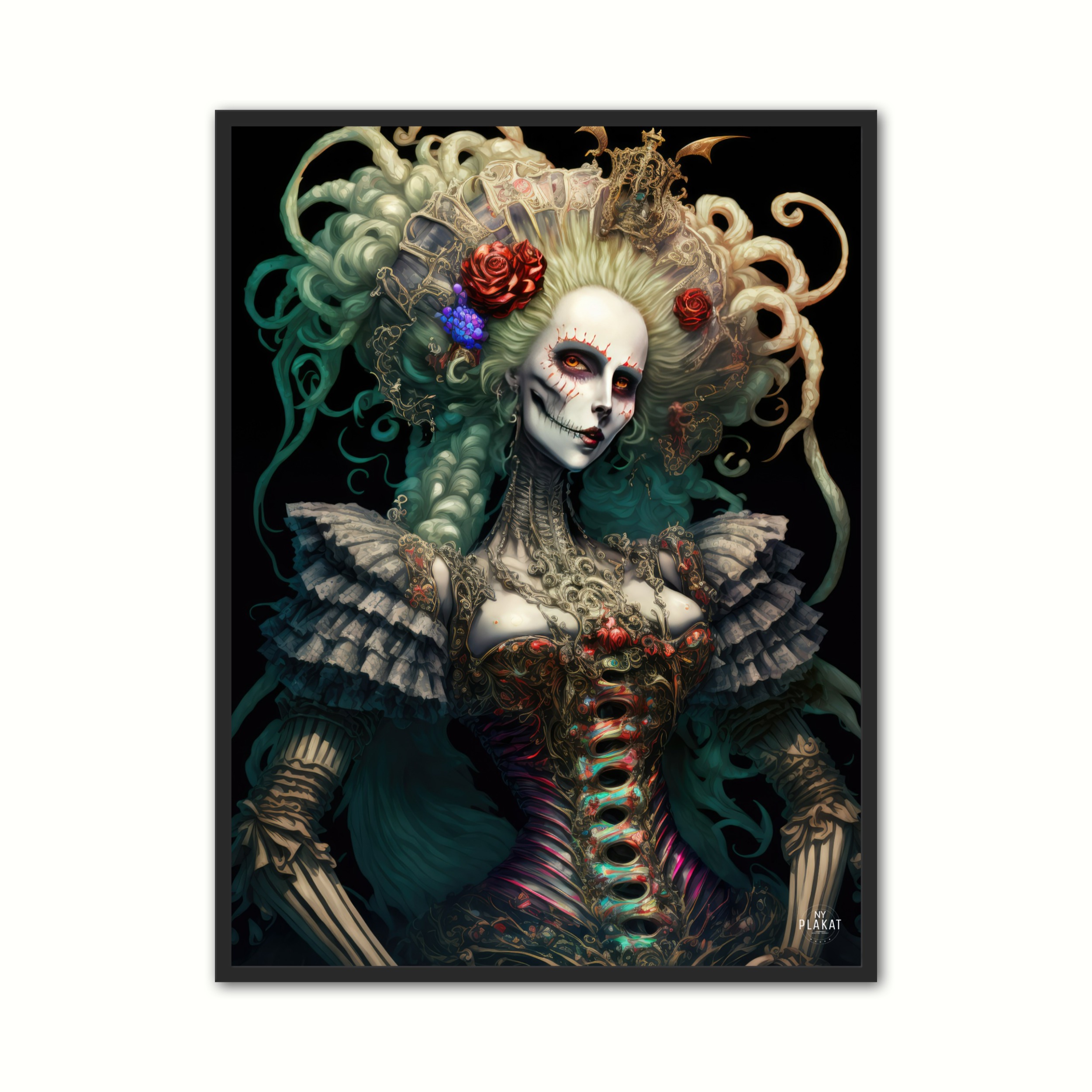 Plakat Med Baroque Queen Plakat Barok - Ny Plakat Plakater