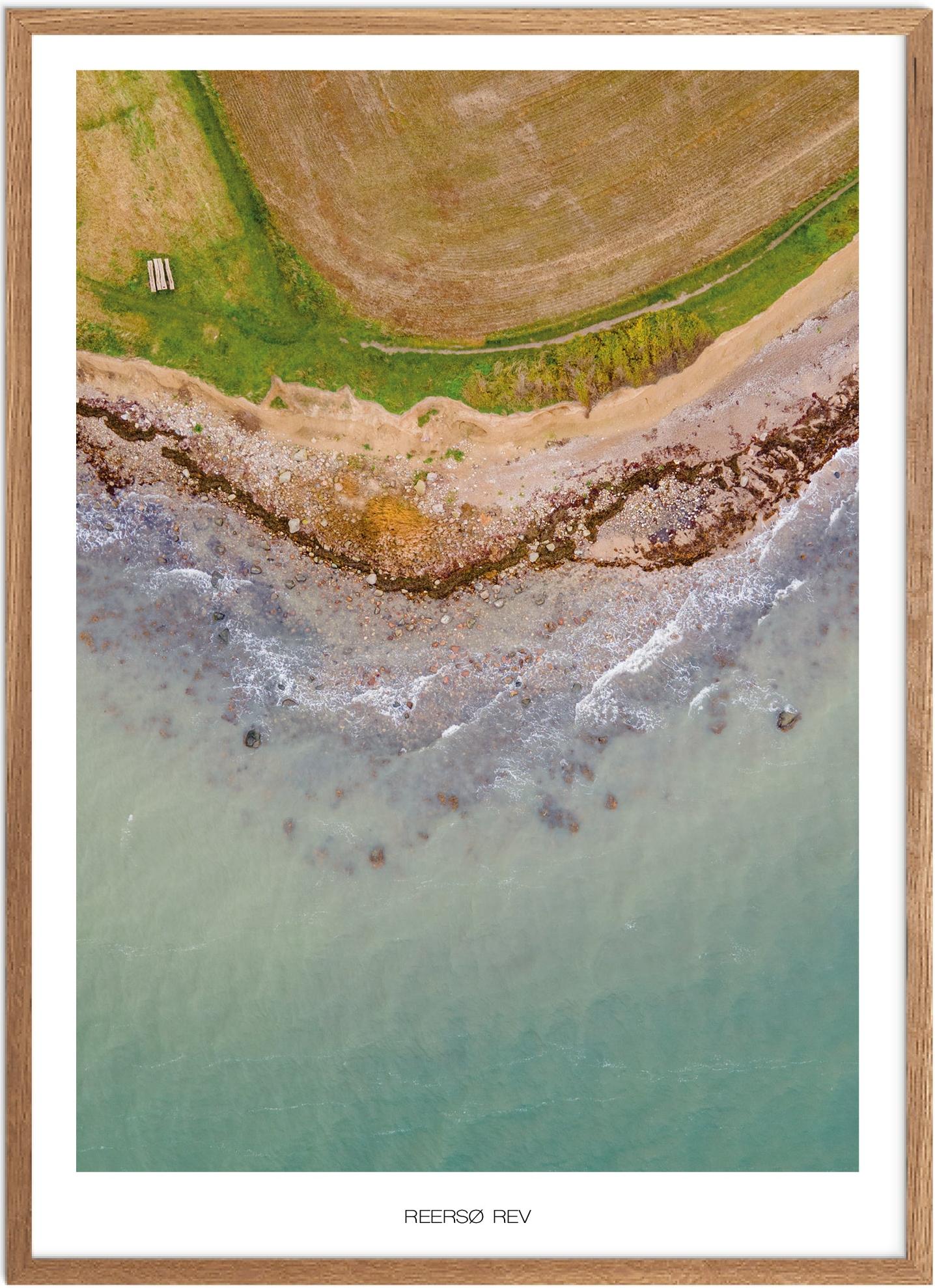 Plakat Reersø Rev Naturplakat Plakater Vestsjælland Plakat Plakatsnedkeren Drone Plakater - Plakatsnedkeren Plakater