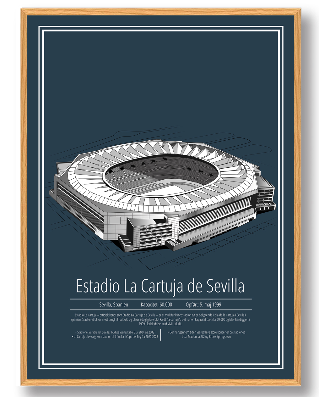 Estadio Ramn Snchez Pizjun Sevilla Stadion Plakat - Plakatdyr.dk Plakater