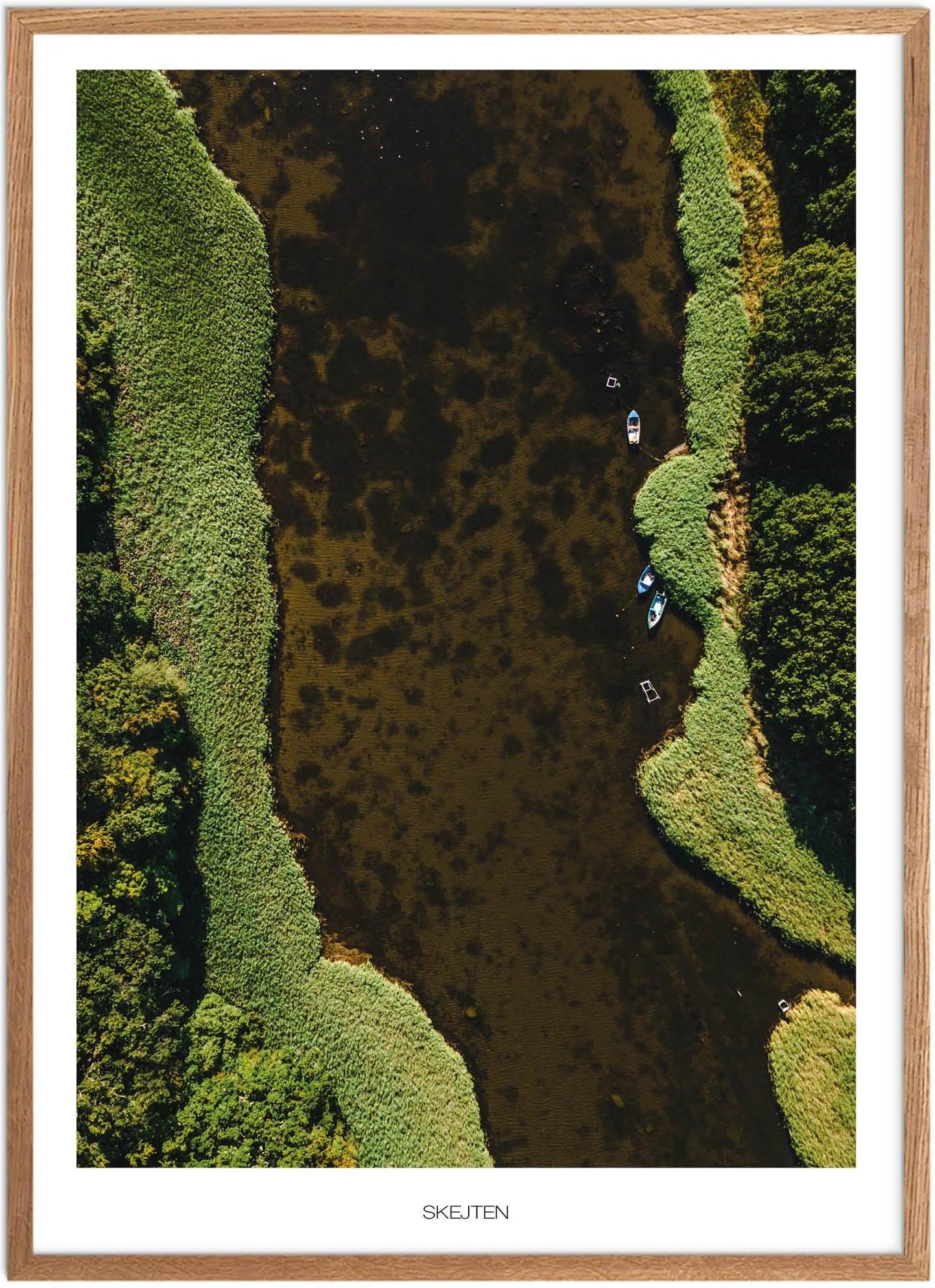 Plakat Skejten Naturplakat Plakater Lolland Falster Plakat Plakatsnedkeren Drone Plakater - Plakatsnedkeren Plakater