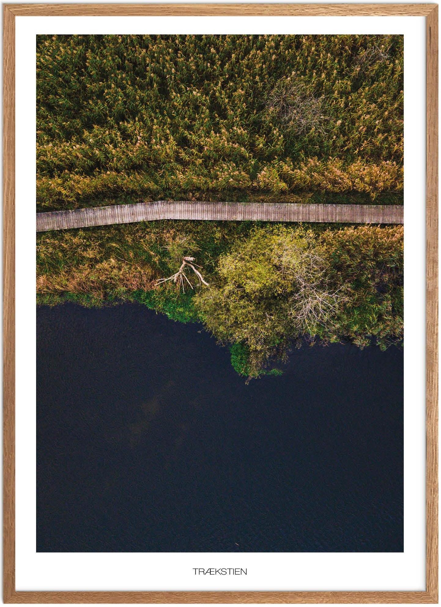 Plakat Trækstien Naturplakat Plakater Østjylland Plakat Plakatsnedkeren Drone Plakater - Plakatsnedkeren Plakater
