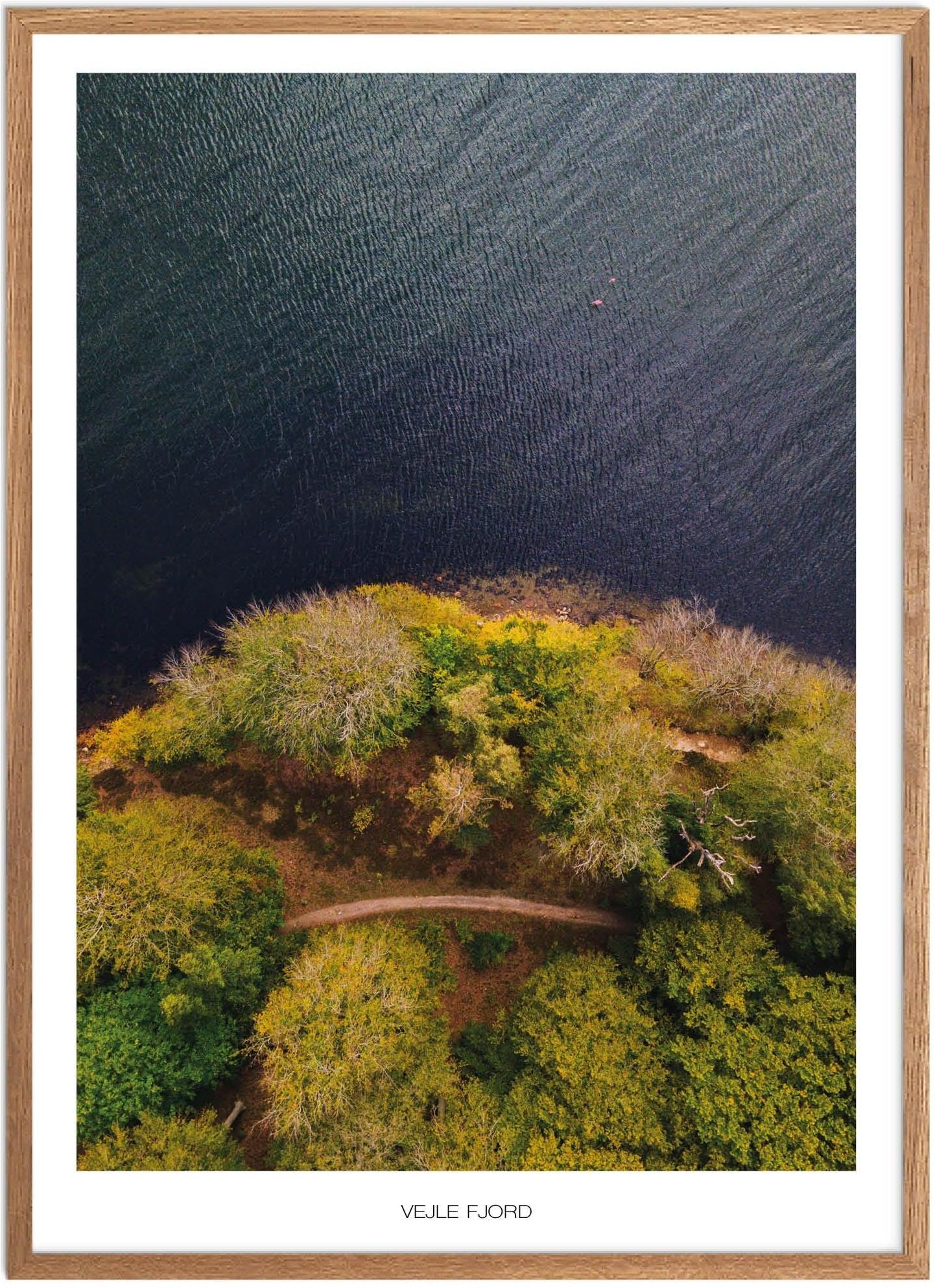 Plakat Vejle Fjord Naturplakat Plakater Sydjylland Plakat Plakatsnedkeren Bestsellere - Plakatsnedkeren Plakater