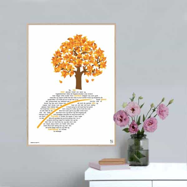 Falmer Skoven Trindt Land Plakat Lodret - Songshape Plakater