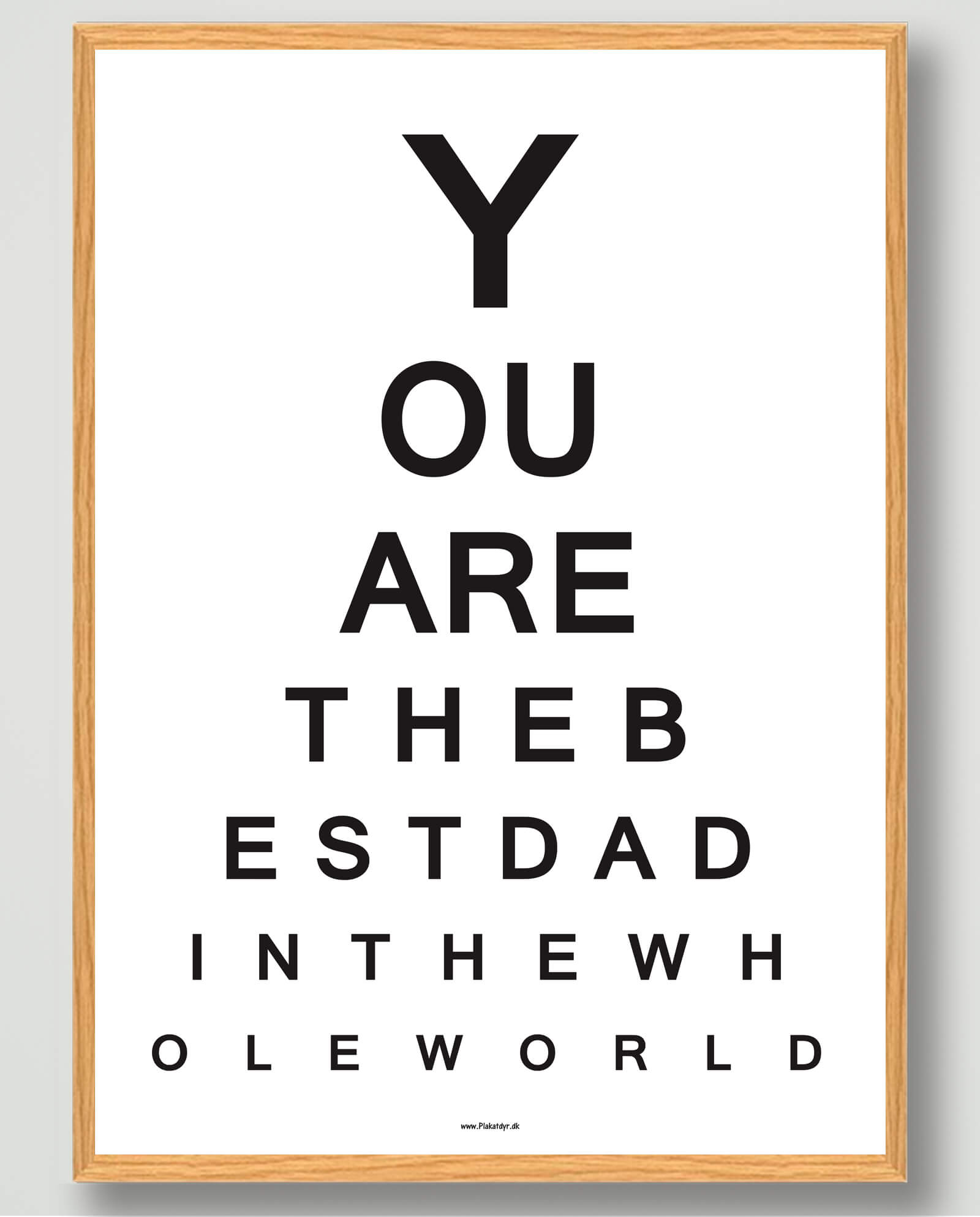 You Are The Best Dad Plakat - Plakatdyr.dk Plakater