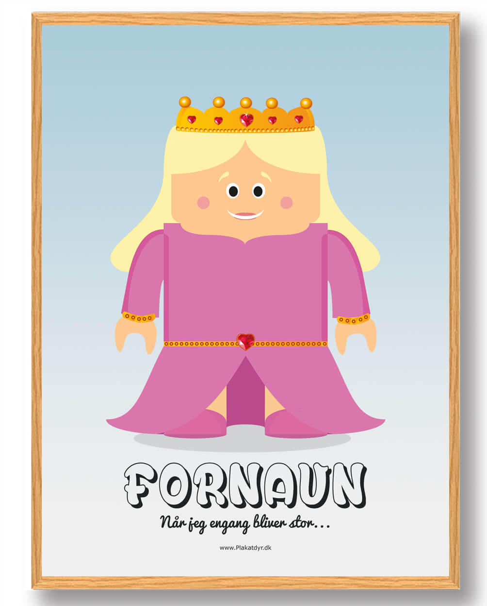 Prinsesse Plakat - Plakatdyr.dk Plakater