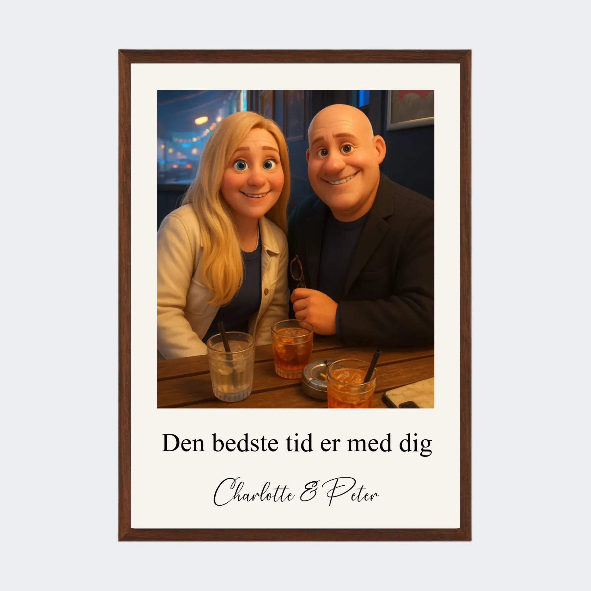 Mørk Eg Plakat Genereret Pixar Upload Eget Billede Plakater Mørk 10x15 - Teeinblue Plakater