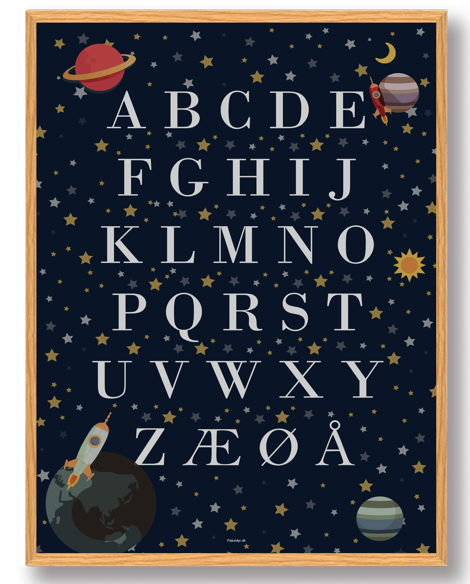 Abc Plakat Rummet - Plakatdyr.dk Plakater