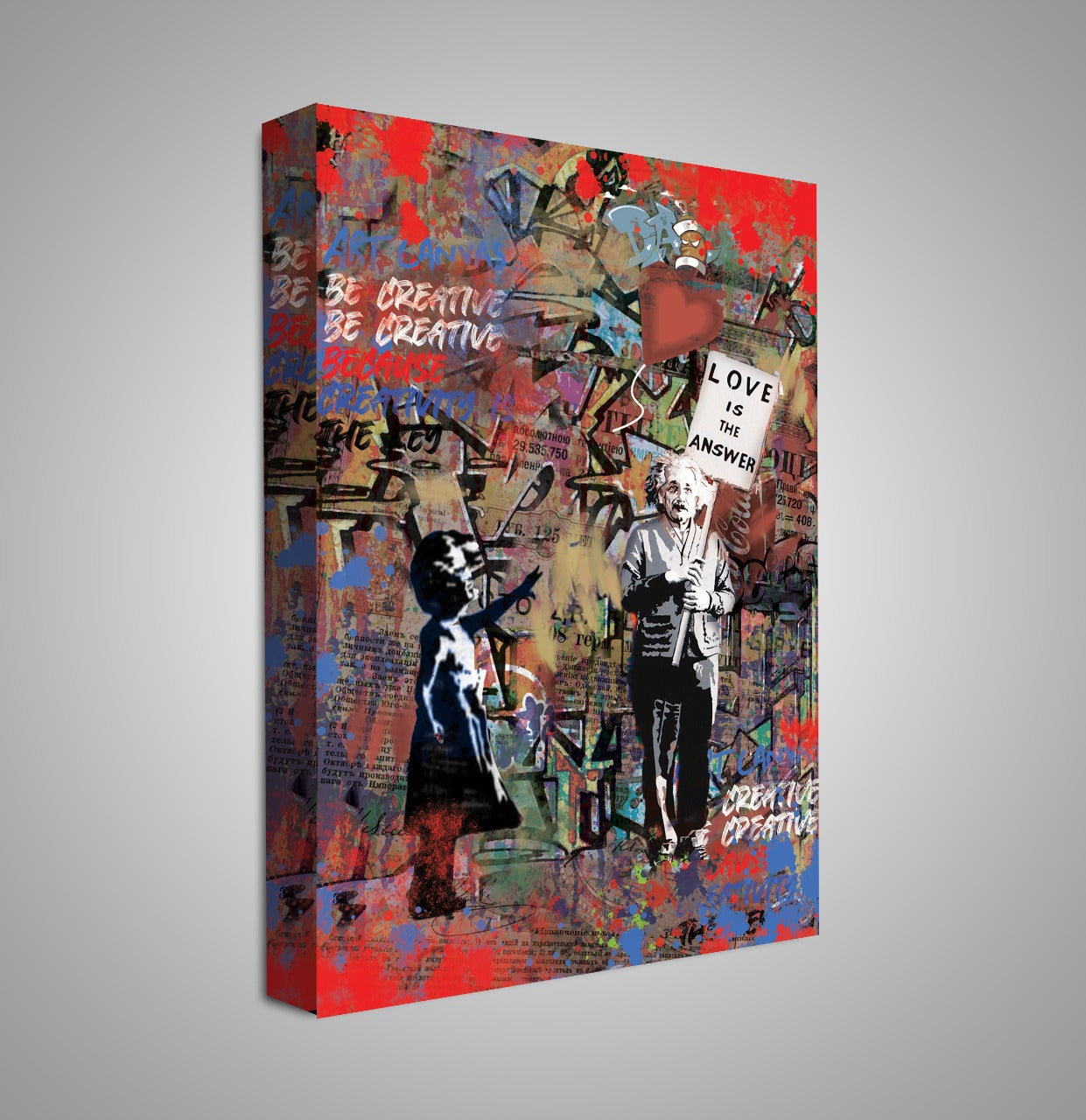 Creative Plakat Lærred - Just Karikatur Plakater