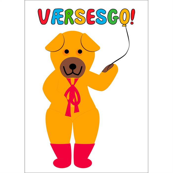 Citatplakat Ampquotbamse Værsesgoampquot Plakat 30x42 - Citatplakat Plakater  - 206252