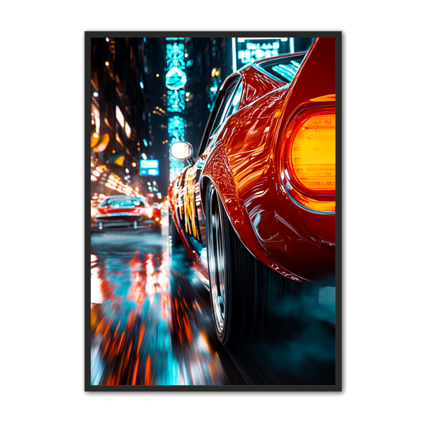 Bil Plakat Klassisk Gadeløb - Plakat Portalen Plakater