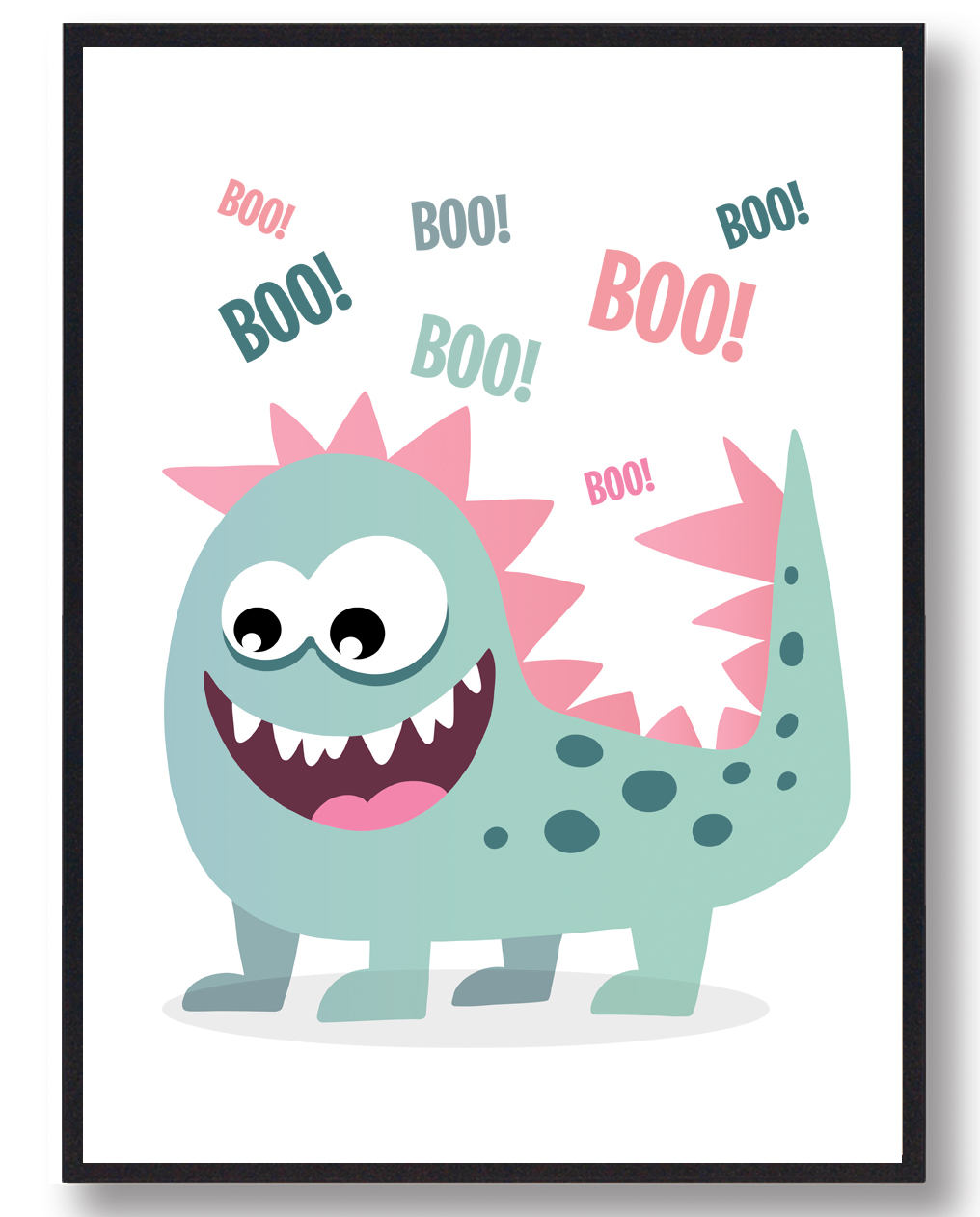 Boo Boo Monsterplakat - Plakatdyr.dk Plakater