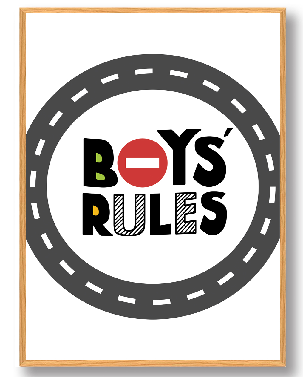 Boysampapos Rules Plakat - Plakatdyr.dk Plakater