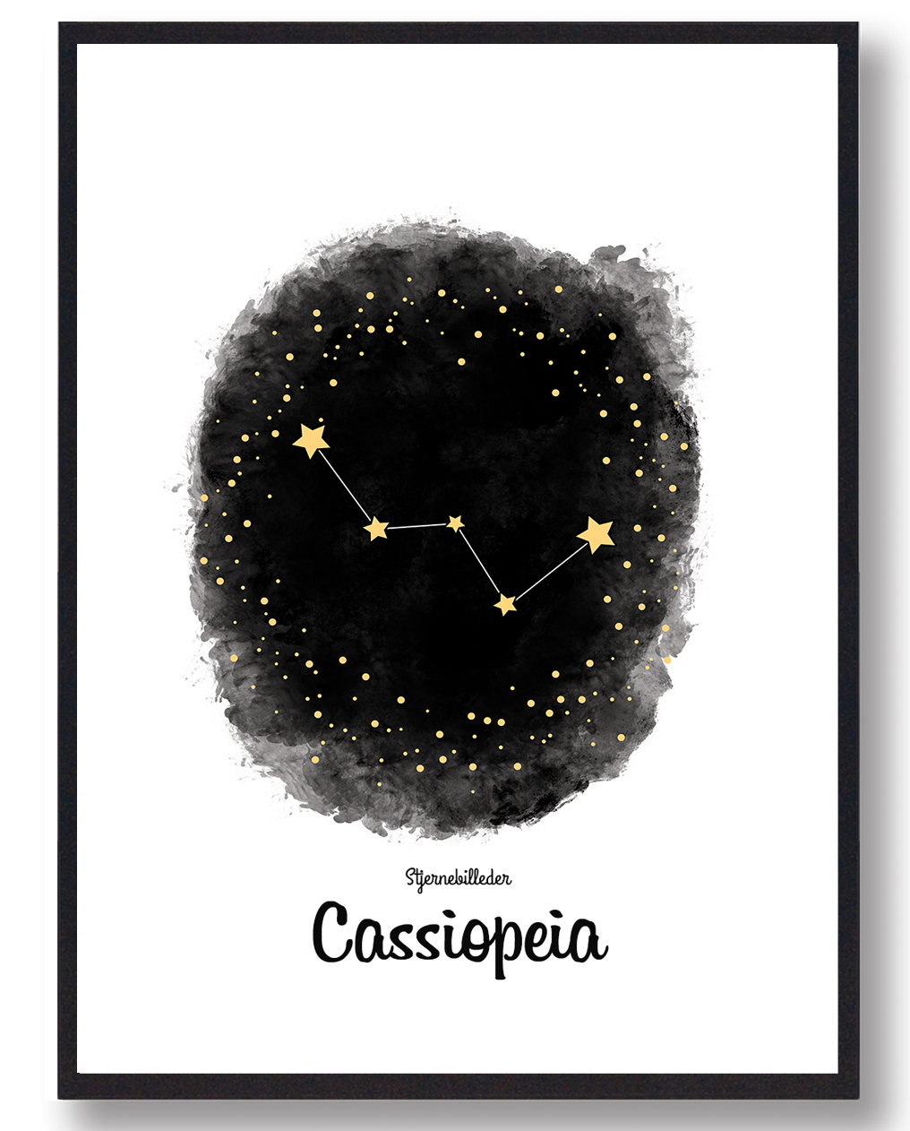 Cassiopeia Stjernebillede Plakat - Plakatdyr.dk Plakater