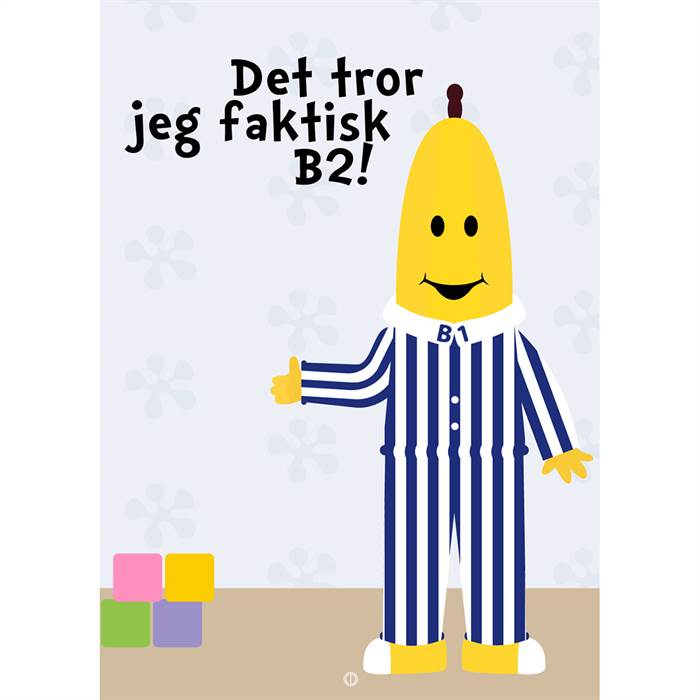 Citatplakat Ampquotdet Tror Jeg Faktiskampquot Plakat 30x42 - Citatplakat Plakater  - 206252