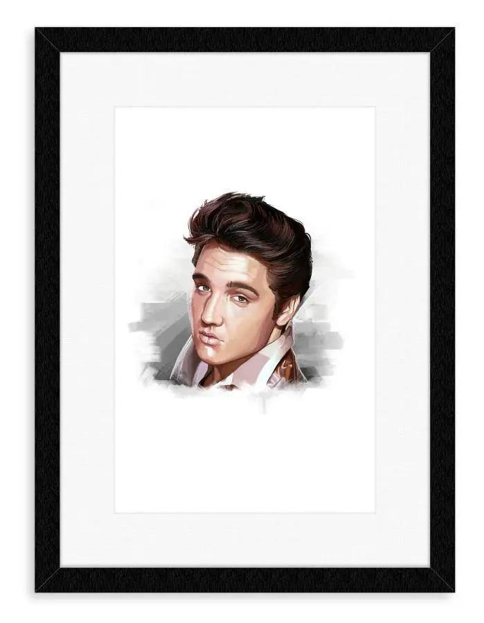 Elvis Presley Karikatur Plakat - Just Karikatur Plakater