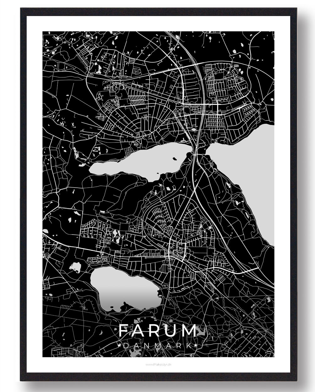 Sort Farum Plakat - Plakatdyr.dk Plakater