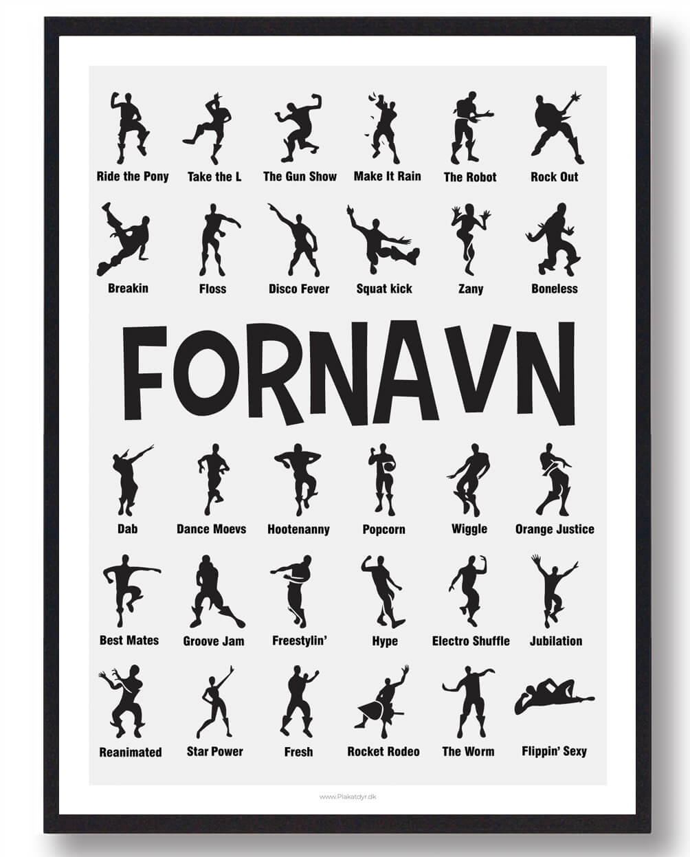 Fortnite Plakat Med Navn - Plakatdyr.dk Plakater