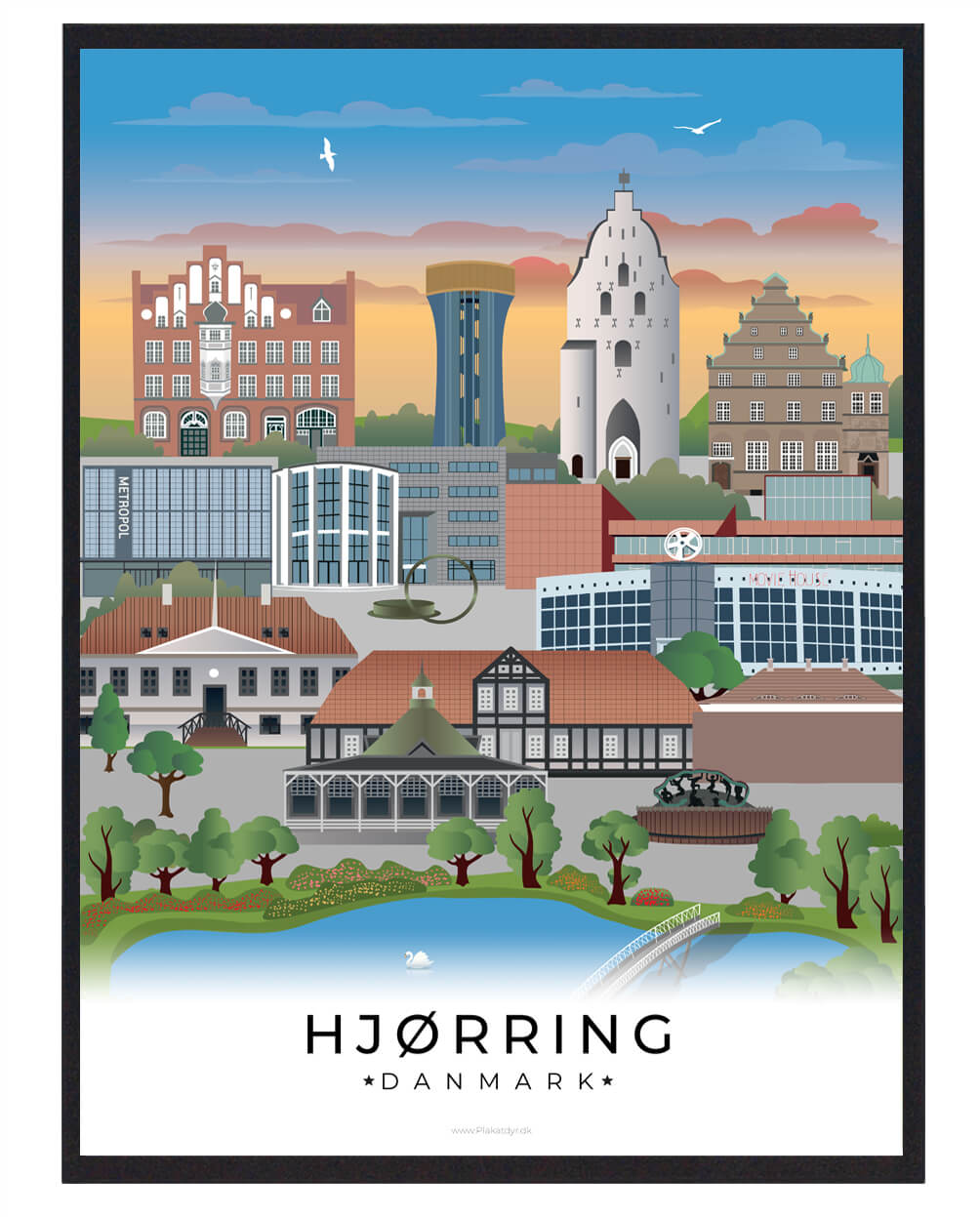 Hjørring Plakat - Plakatdyr.dk Plakater