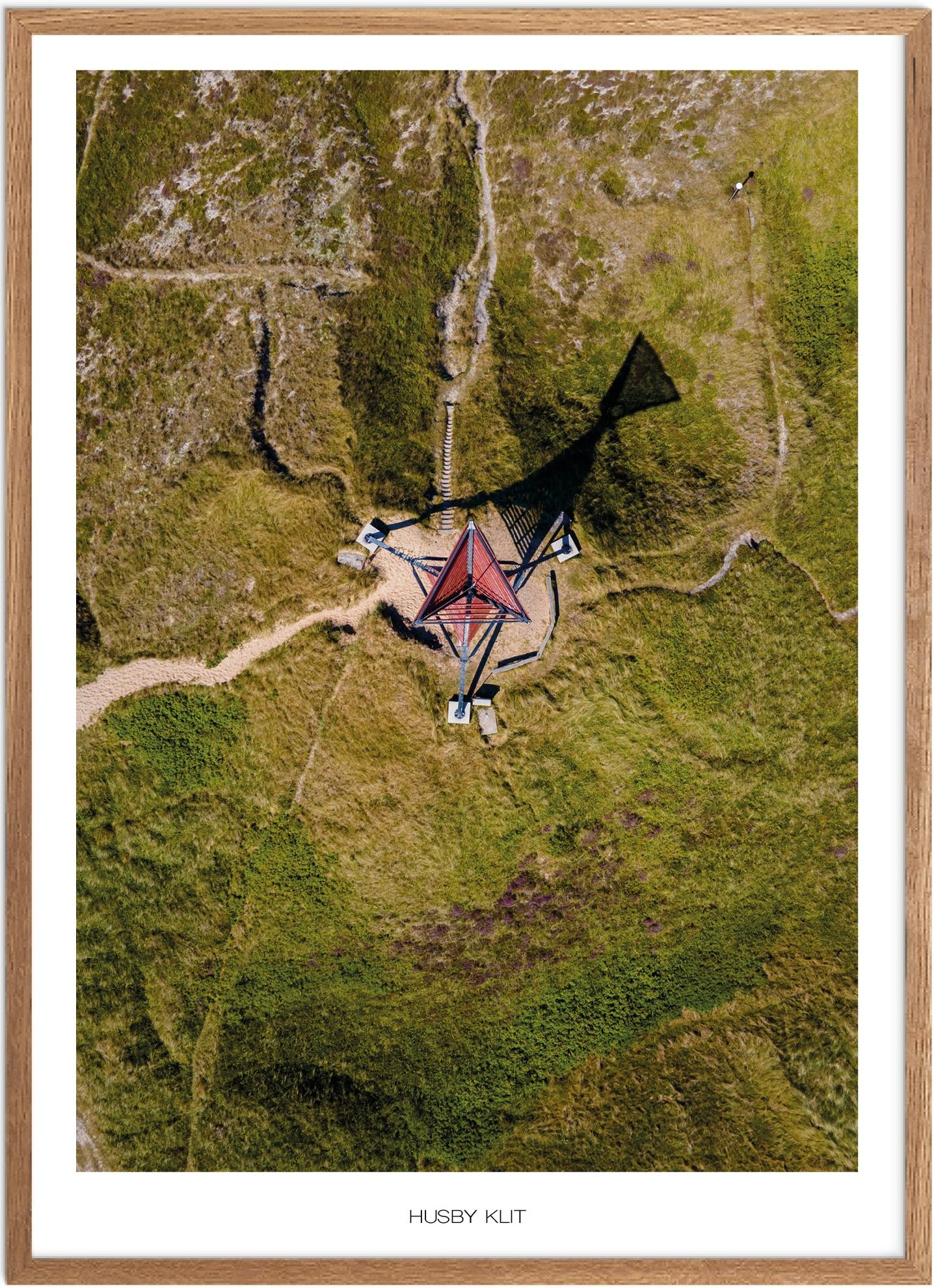 Plakat Husby Klit Naturplakat Plakater Vestjylland Plakat Plakatsnedkeren Drone Plakater - Plakatsnedkeren Plakater