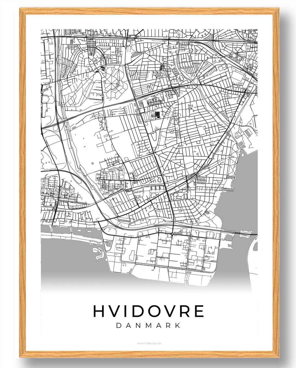 Hvid Ovre Plakat - Plakatdyr.dk Plakater