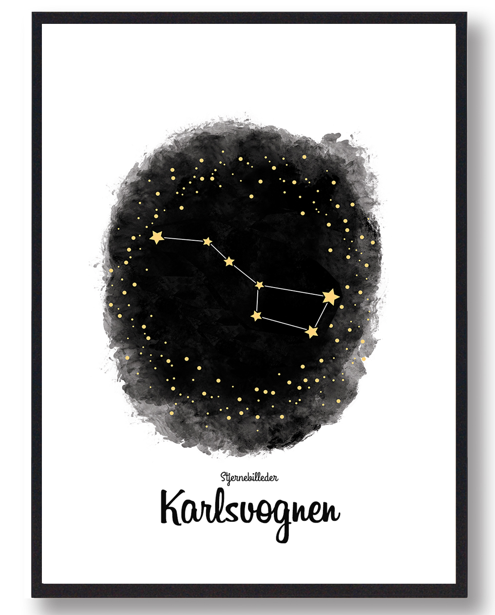 Karlsvognen Stjernebillede Plakat - Plakatdyr.dk Plakater