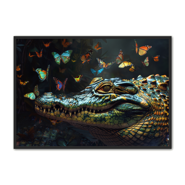 Krokodille Plakat - Plakat Portalen Plakater