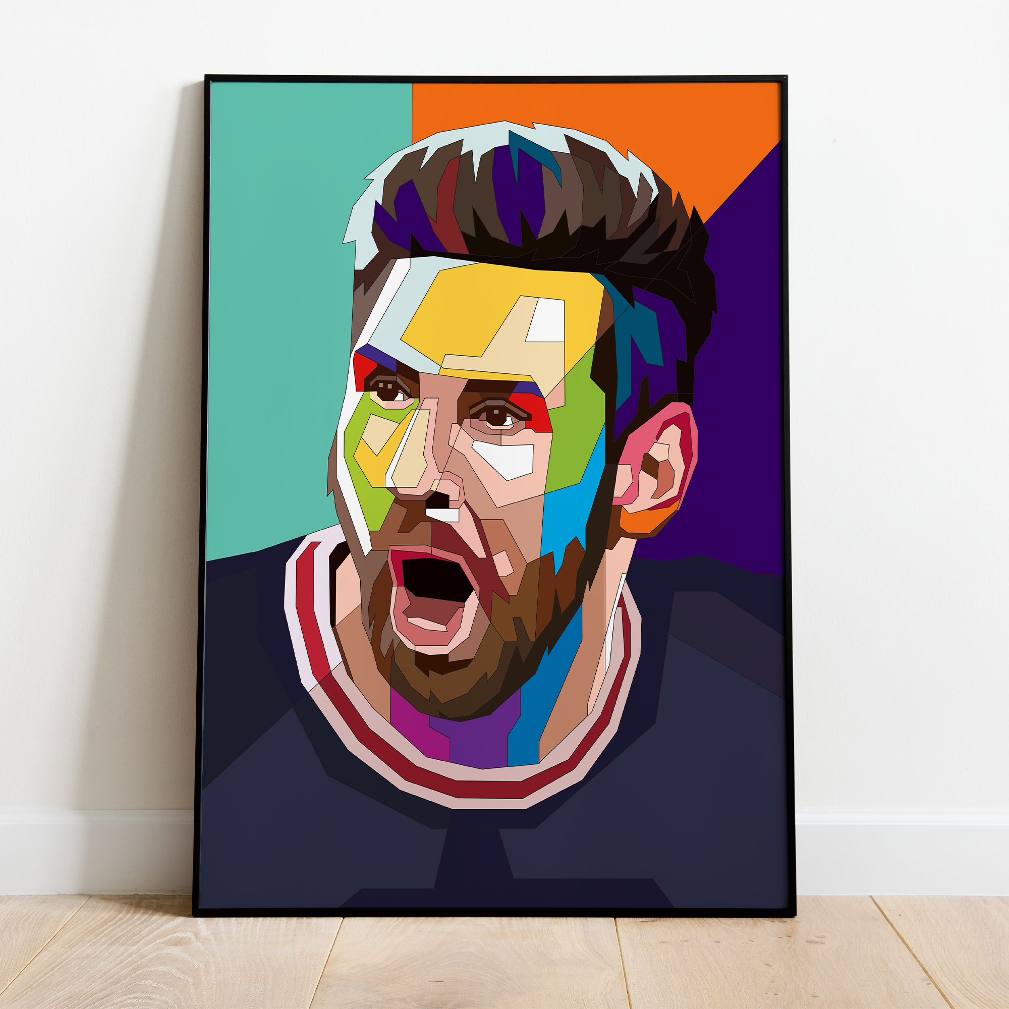 Pop Art Plakat Messi - Just Karikatur Plakater
