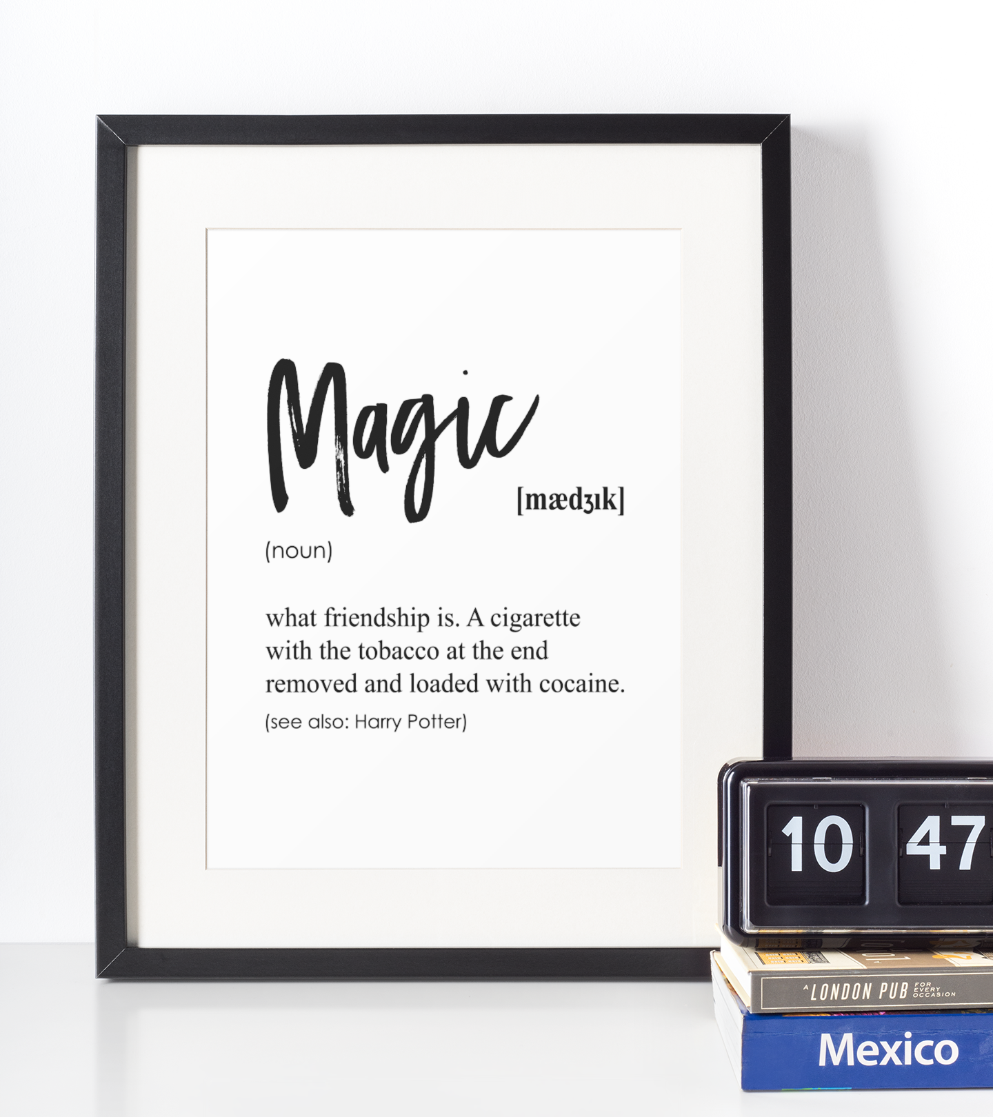 Magic Definition Plakat - Just Karikatur Plakater