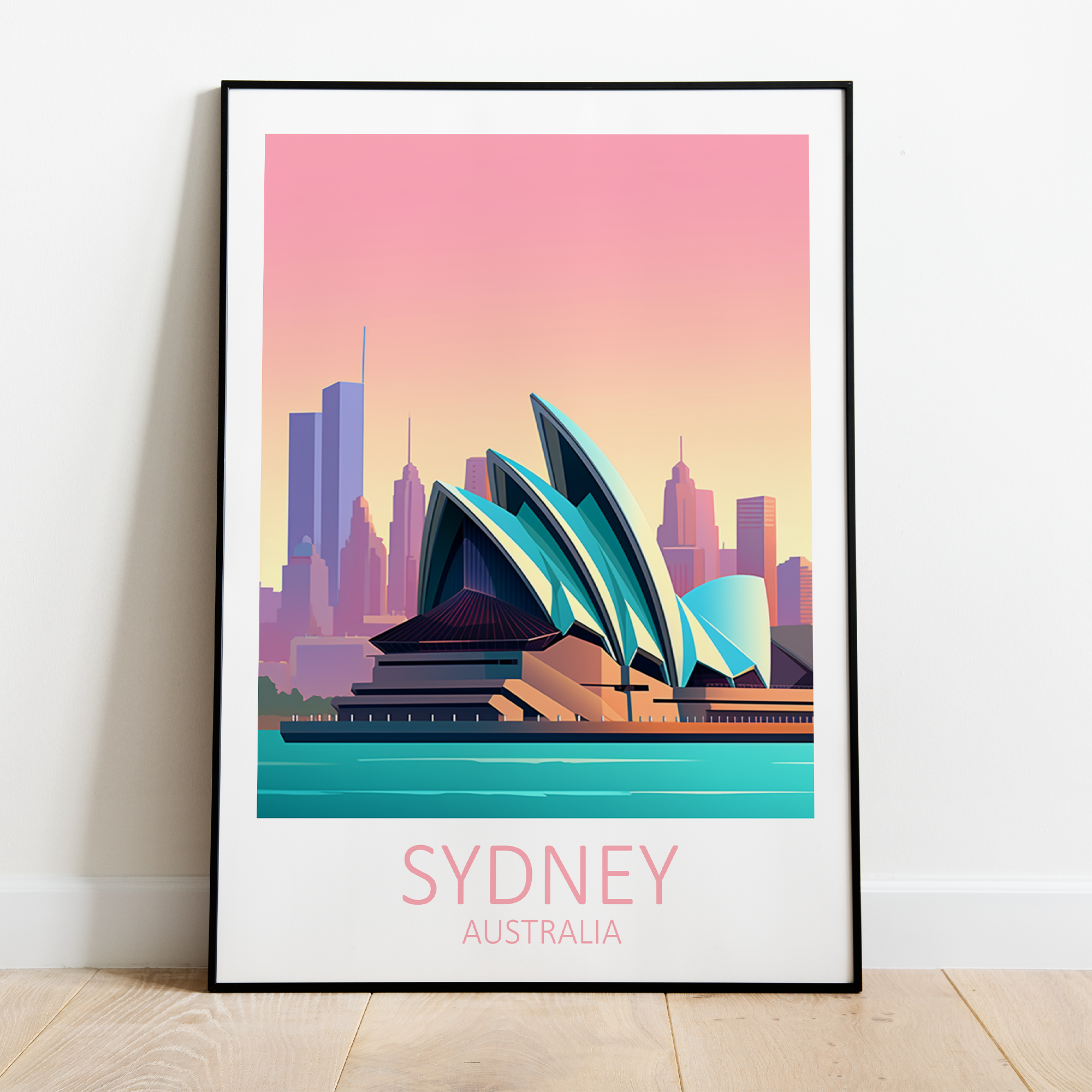 Sydney Opera House Plakat - Just Karikatur Plakater