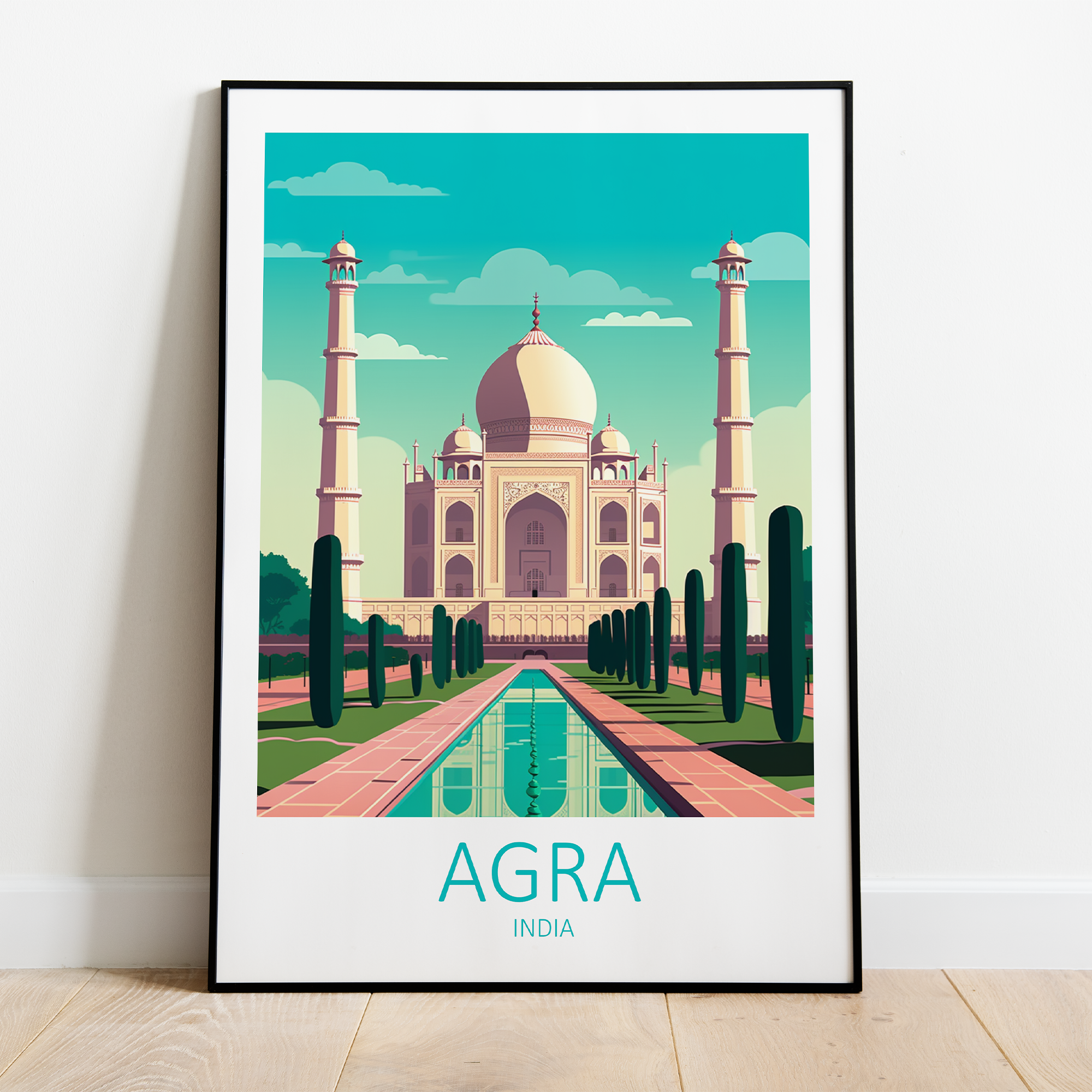 Taj Mahal Plakat - Just Karikatur Plakater