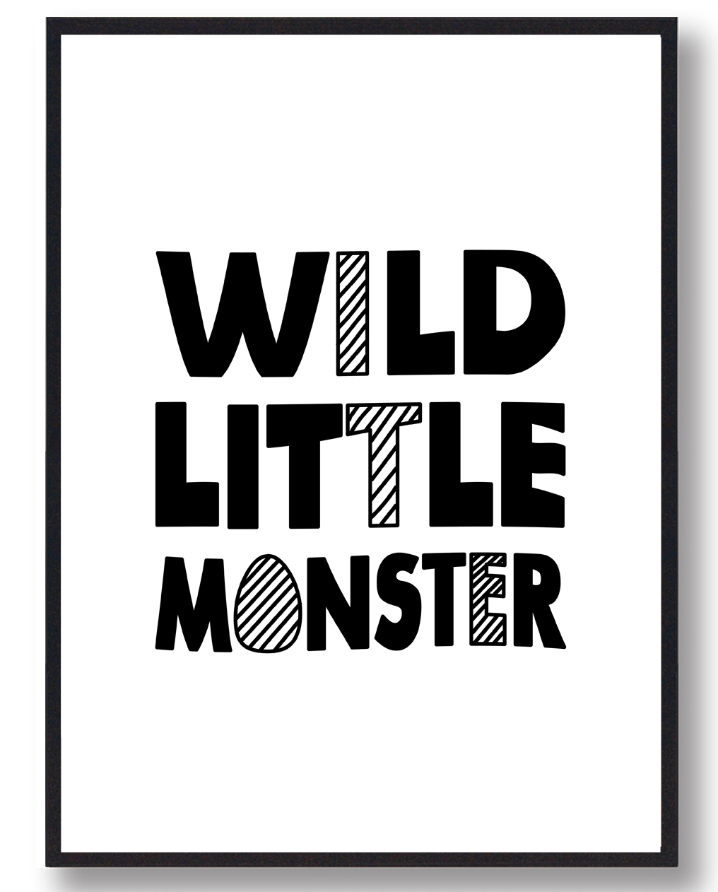 Wild Little Monster Plakat - Plakatdyr.dk Plakater