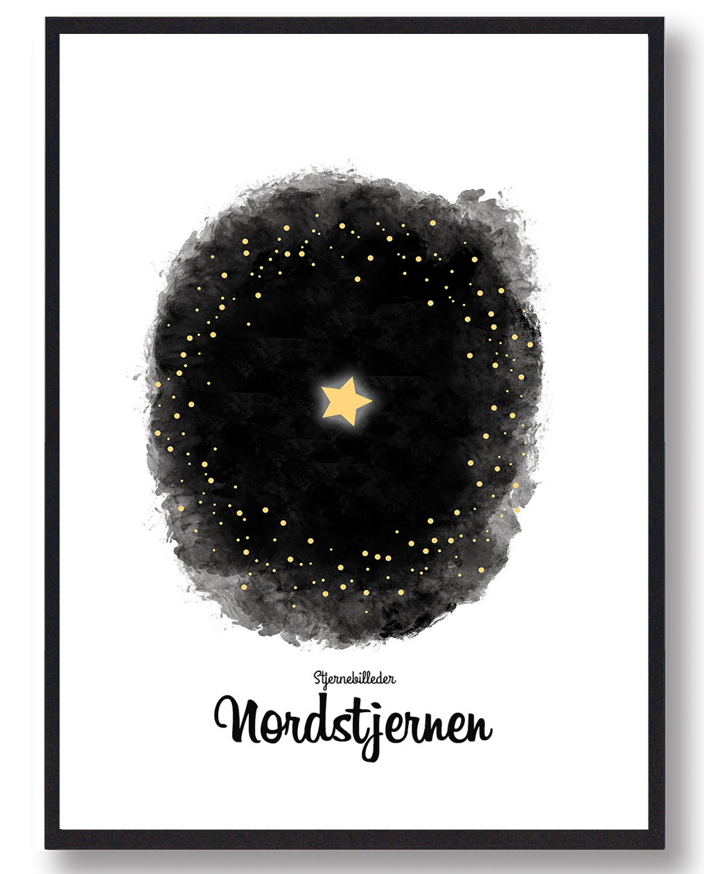 Nordstjernen Stjernebillede Plakat - Plakatdyr.dk Plakater