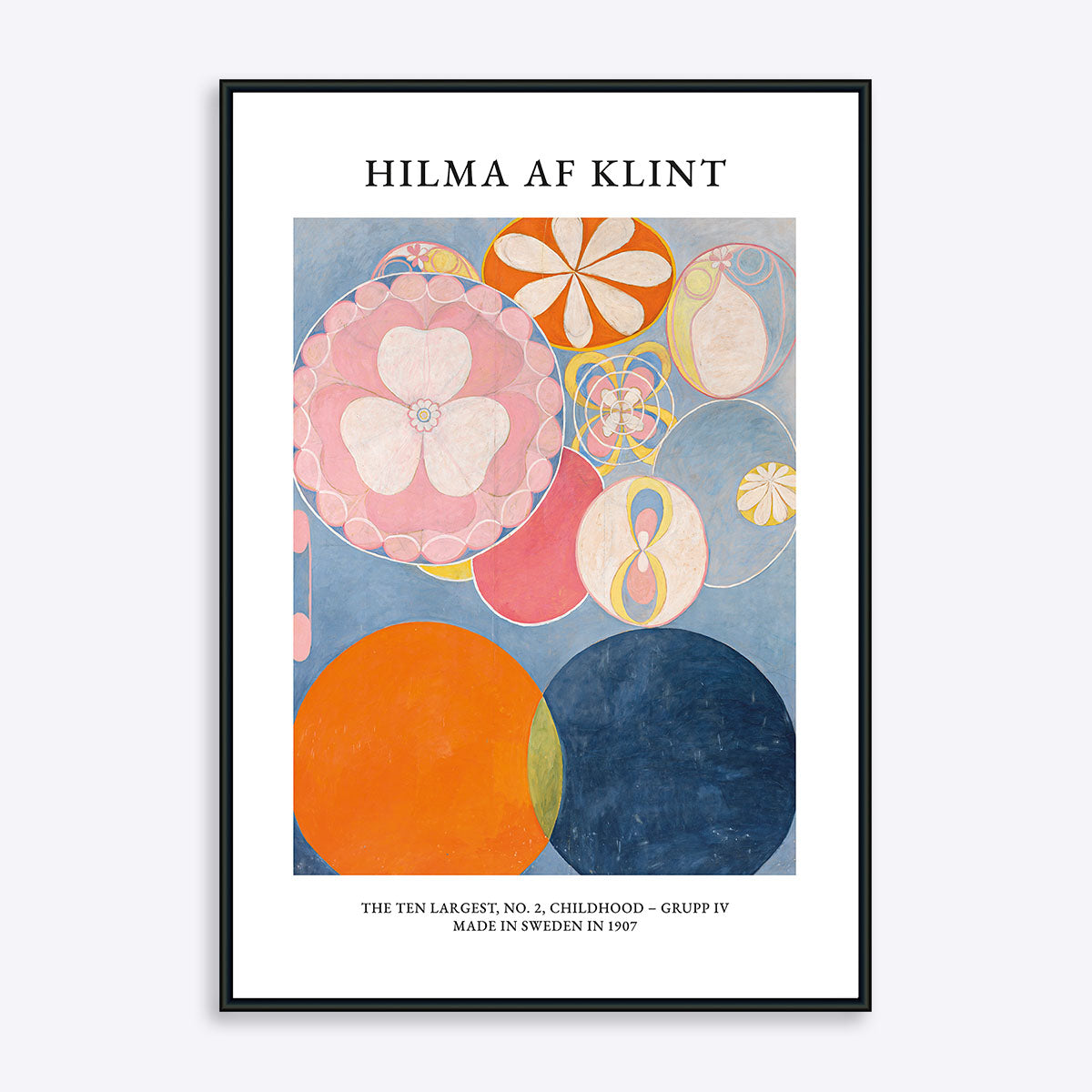 Hilma Klint The Ten Largest Childhood No2 - Poster Society Plakater