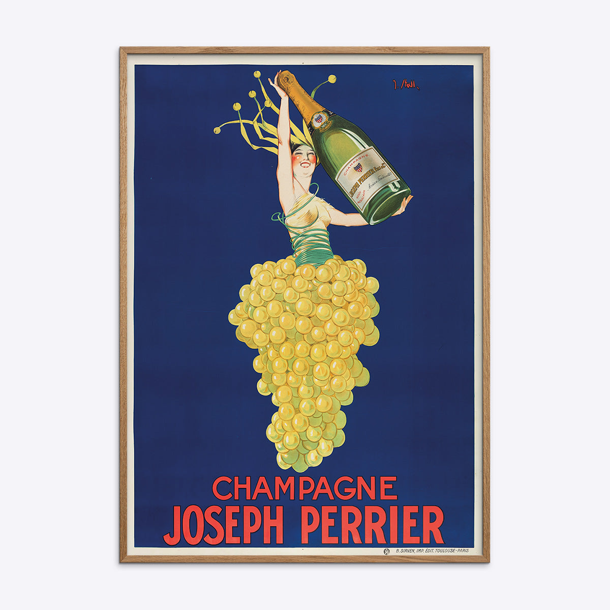 Champagne Joseph Perrier - Poster Society Plakater