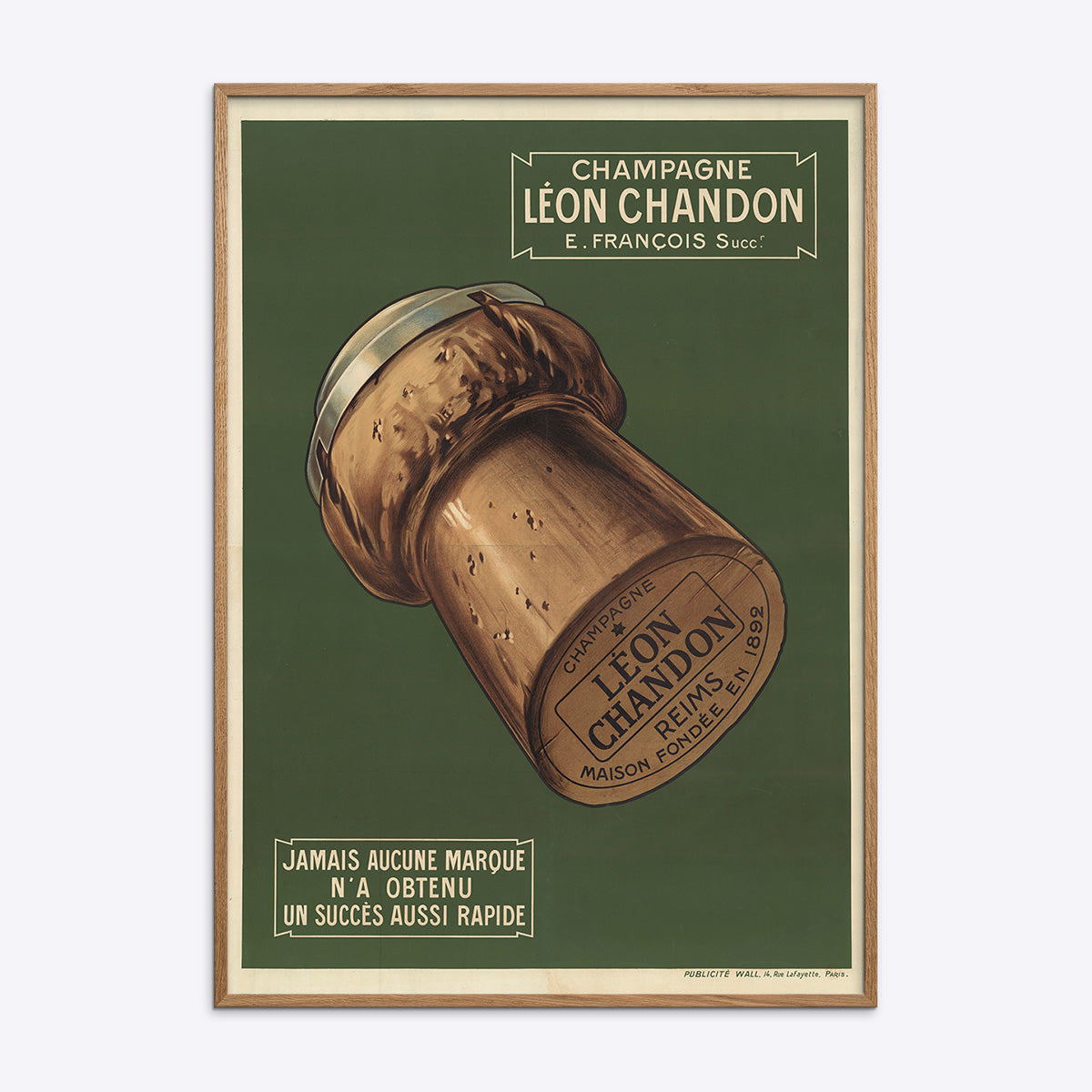 Champagne Leon Chandon - Poster Society Plakater