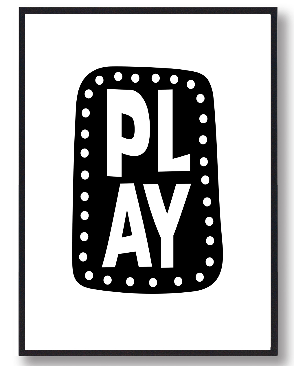 Play Plakat - Plakatdyr.dk Plakater