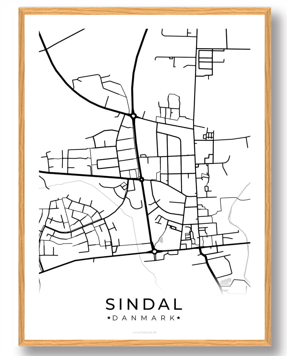 Hvid Sindal Plakat - Plakatdyr.dk Plakater