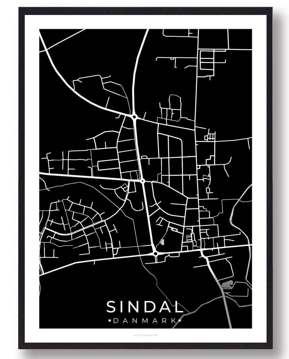 Sort Sindal Plakat - Plakatdyr.dk Plakater