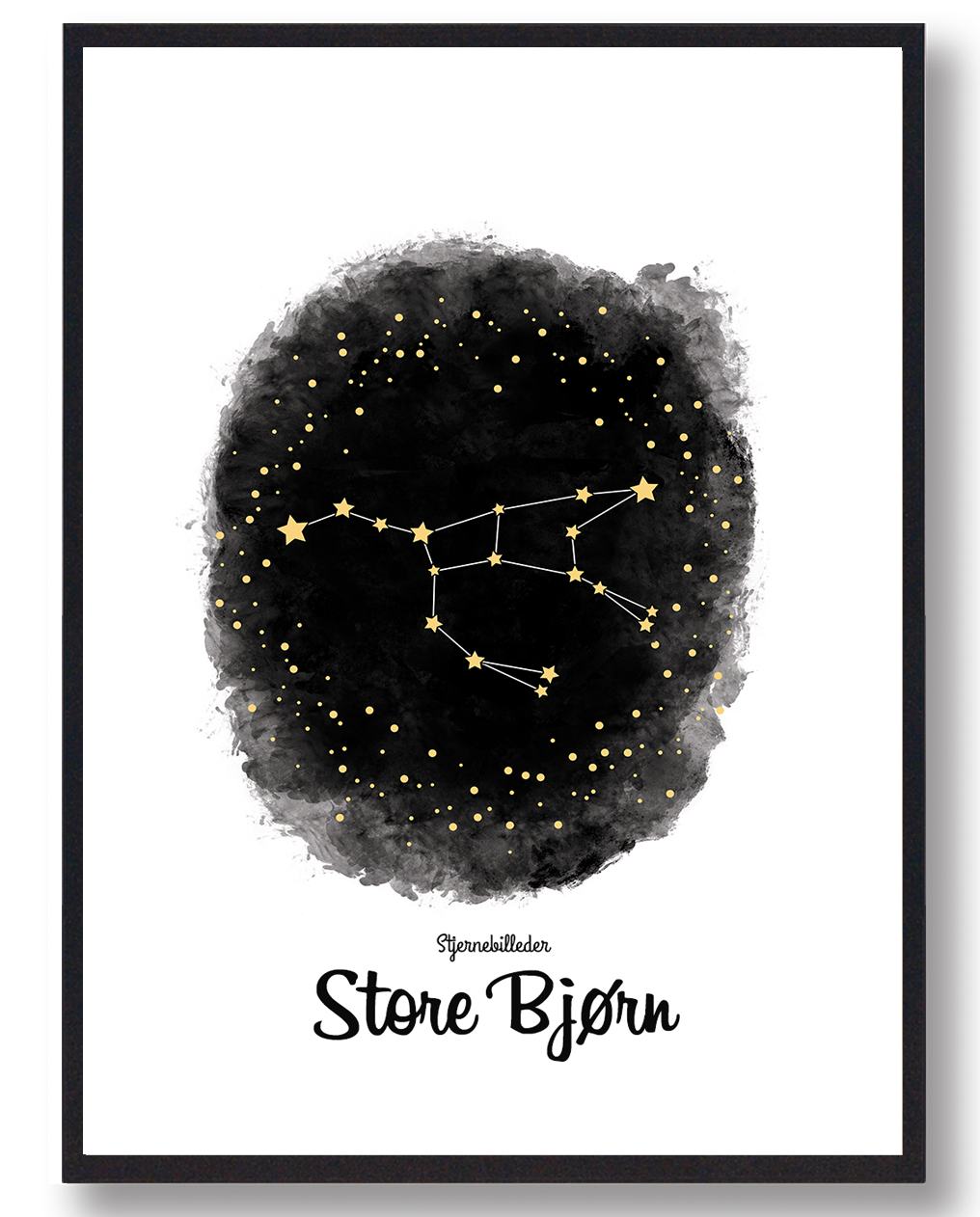 Store Bjørn Stjernebillede Plakat - Plakatdyr.dk Plakater
