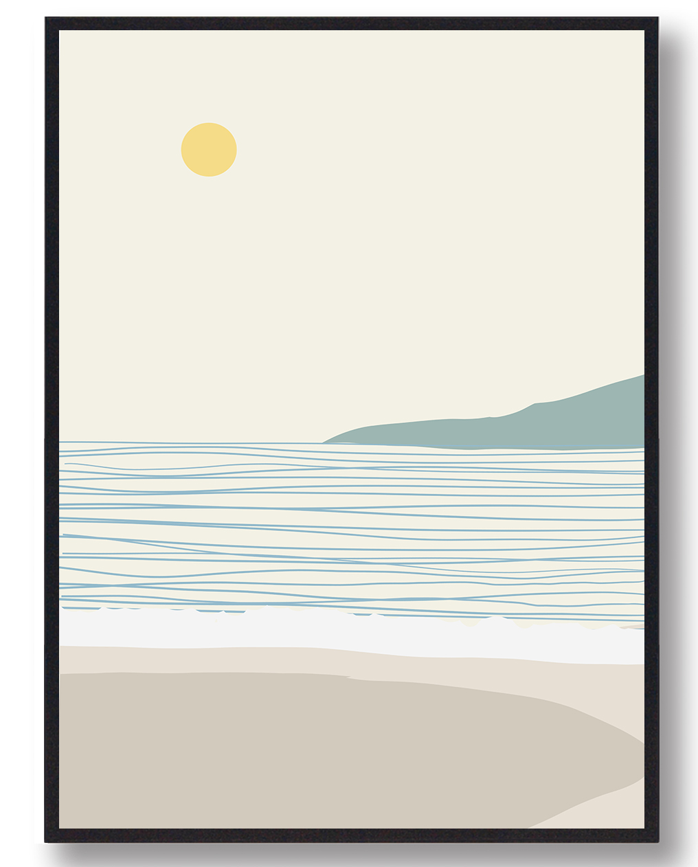 Stranden Plakat - Plakatdyr.dk Plakater