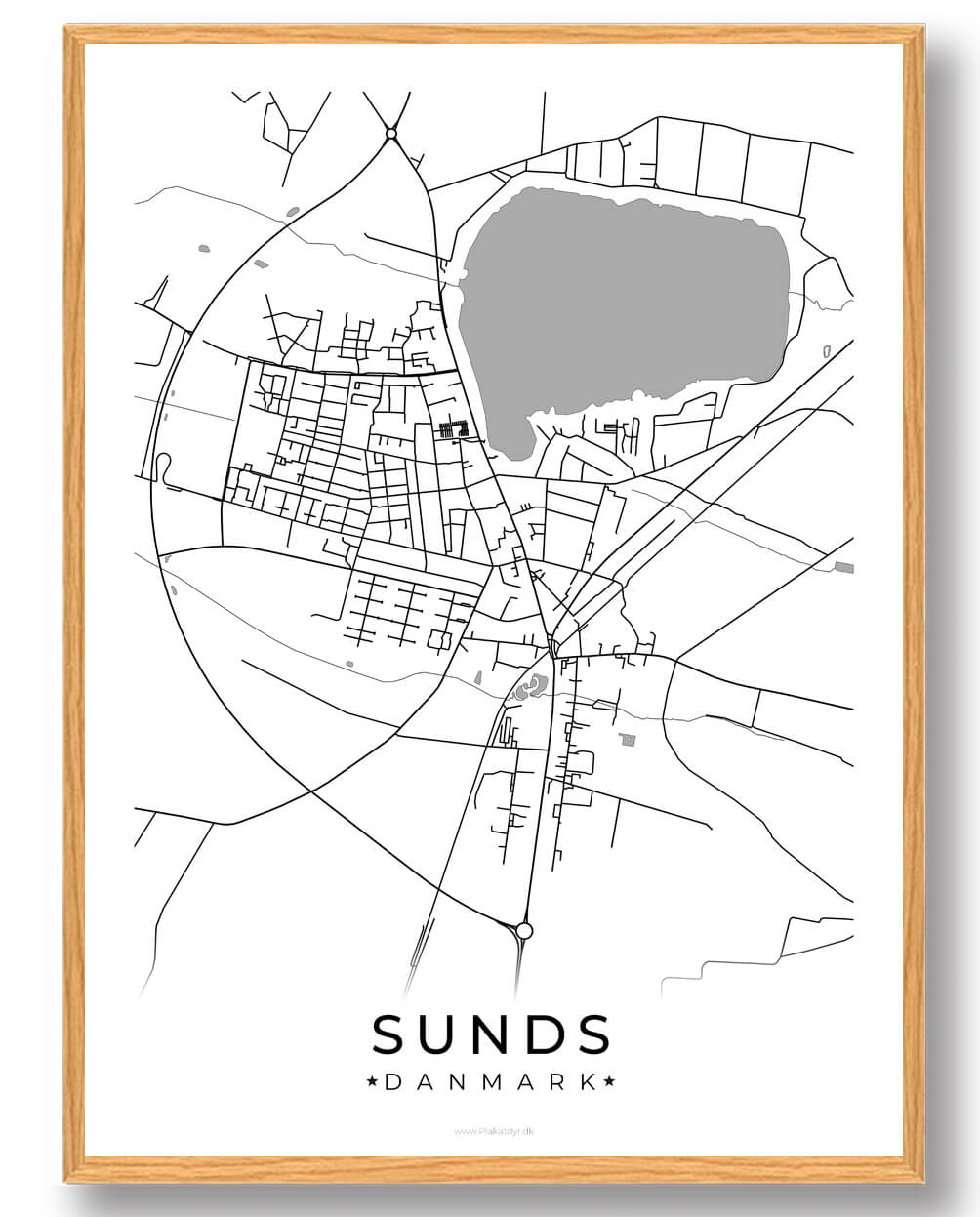 Hvid Sunds Plakat - Plakatdyr.dk Plakater