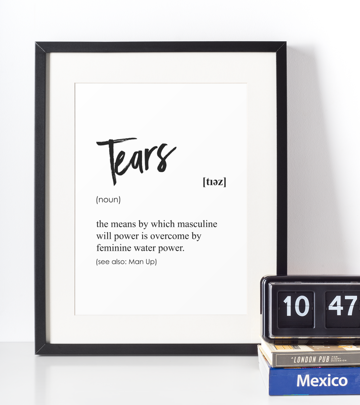 Tears Definition Plakat - Just Karikatur Plakater