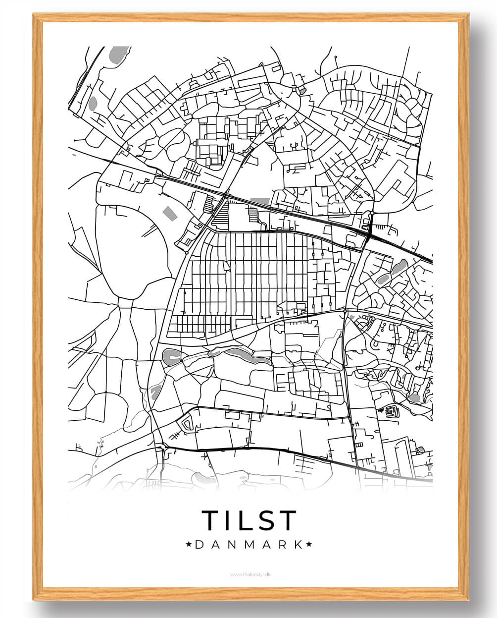 Hvid Tilst Plakat - Plakatdyr.dk Plakater