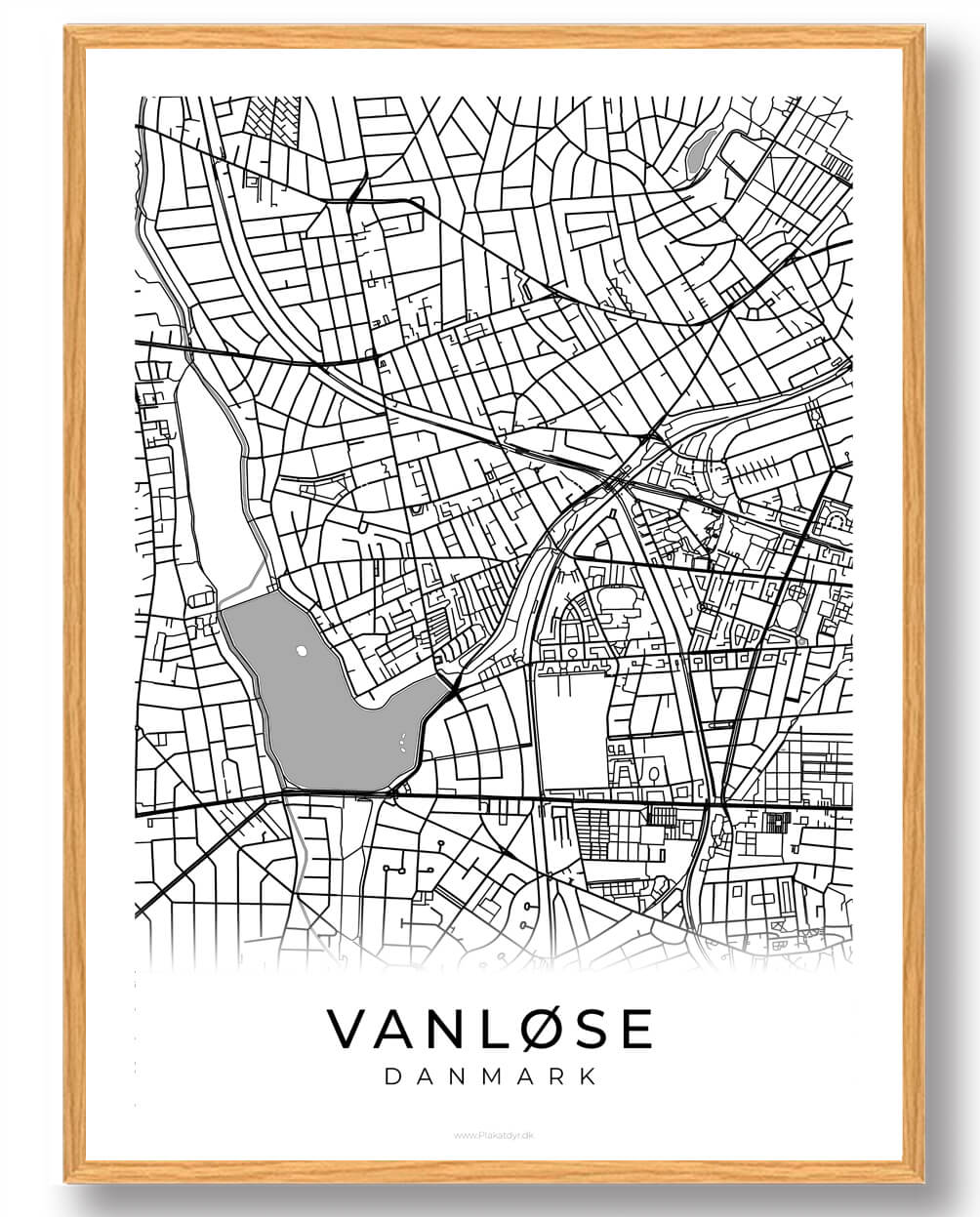 Hvid Vanløse Plakat - Plakatdyr.dk Plakater