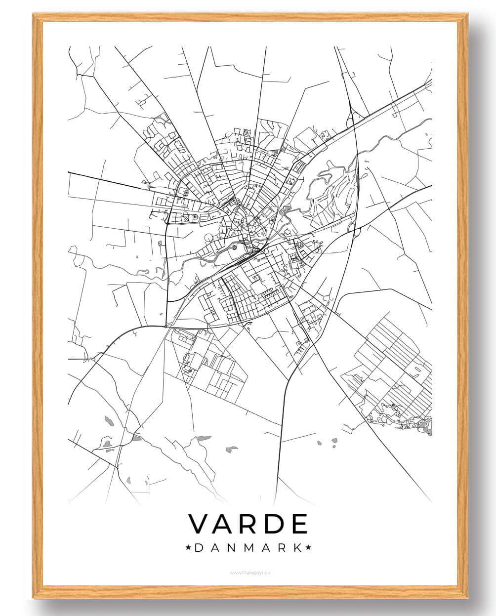 Hvid Varde Plakat - Plakatdyr.dk Plakater