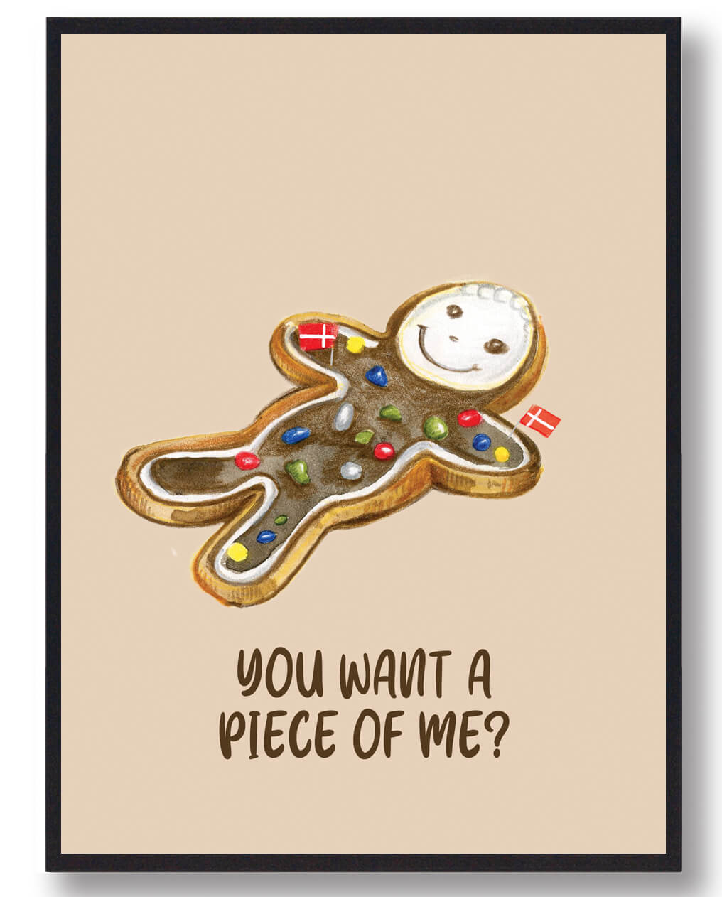 You Want Piece Kage Plakat - Plakatdyr.dk Plakater